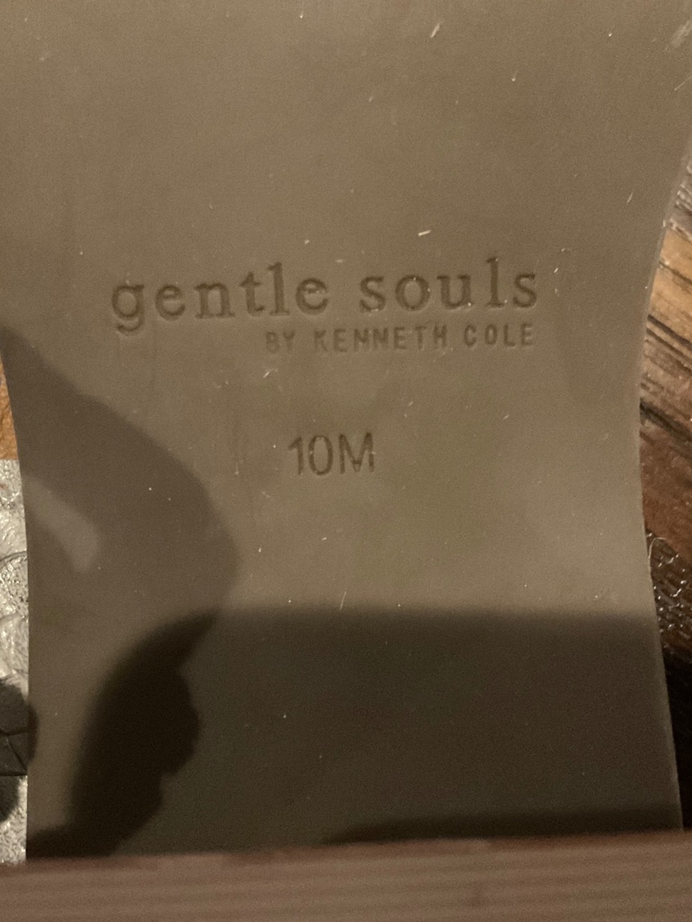 Gentle Souls Gentle Souls Madylyn Sandals Ice Metallic Size 10 - Picture 8 of 9